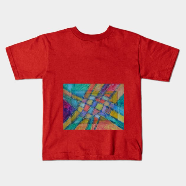 Patchwork - 2 Kids T-Shirt by walter festuccia